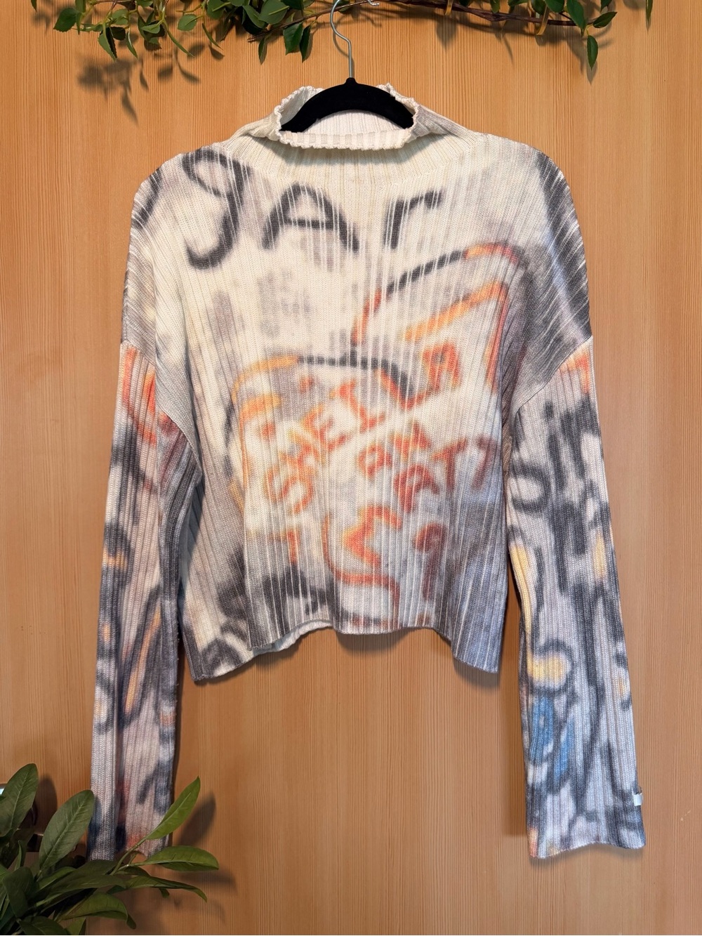Jordan Vintage 90’s Style Cropped Bell Sleeve Top
